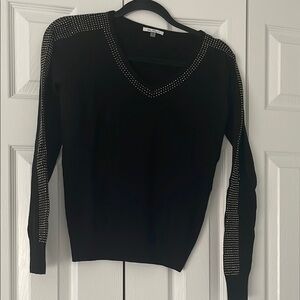 Black Sweater with Silver Studding